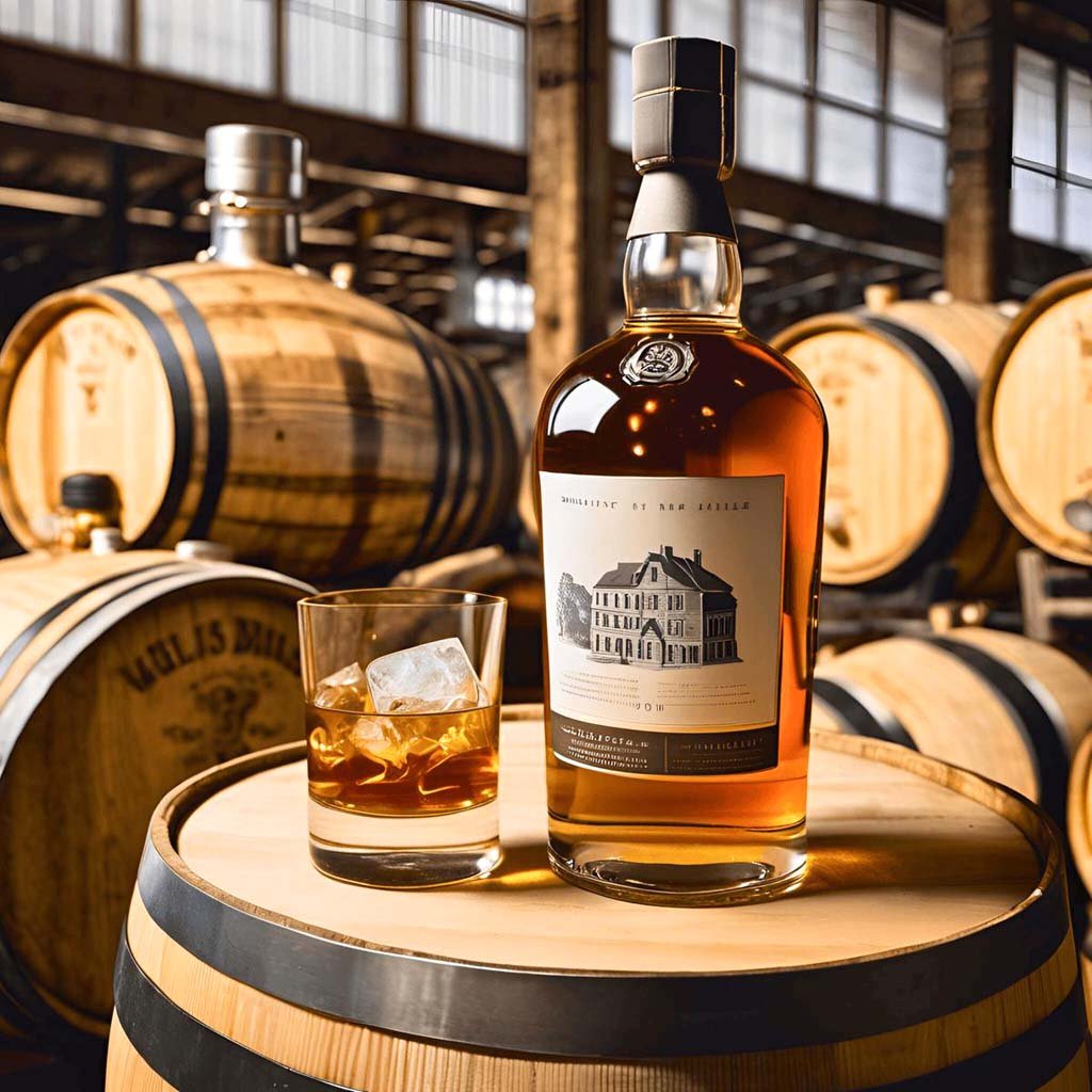 Whiskey bottles