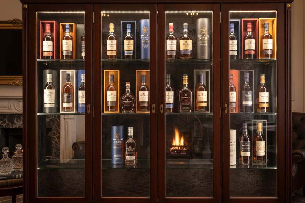 Whiskey bottles