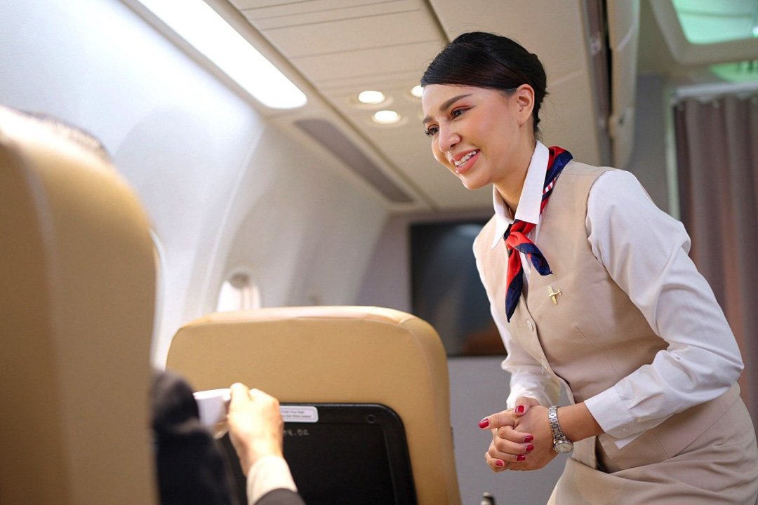 flight attendants or air hostesses behavior