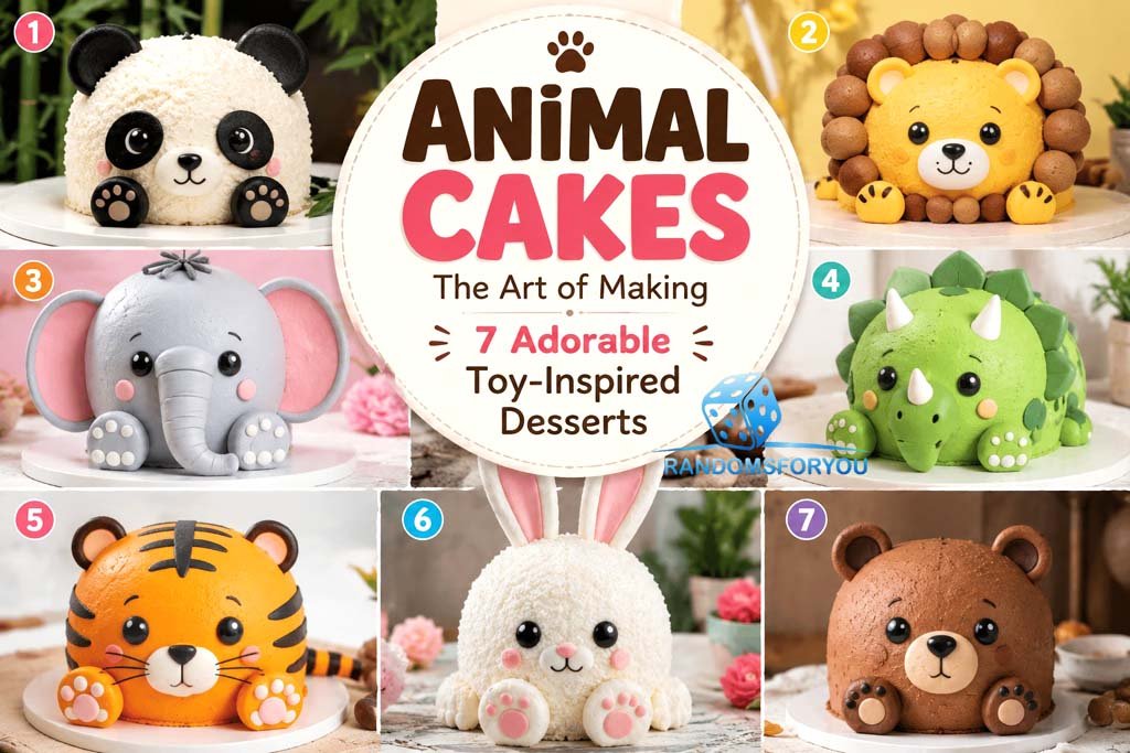 Animal Cakes: The Art of Making 7 Adorable Toy-Inspired Desserts Animal