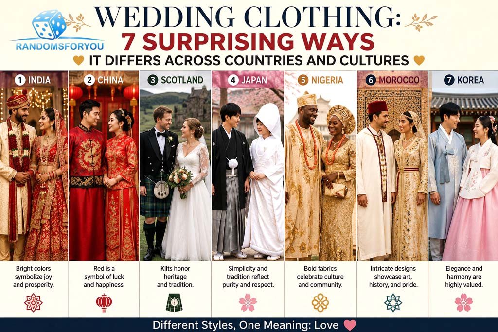 Wedding Clothing: 7 Surprising Ways It Differs Across Countries and Cultures Clothing