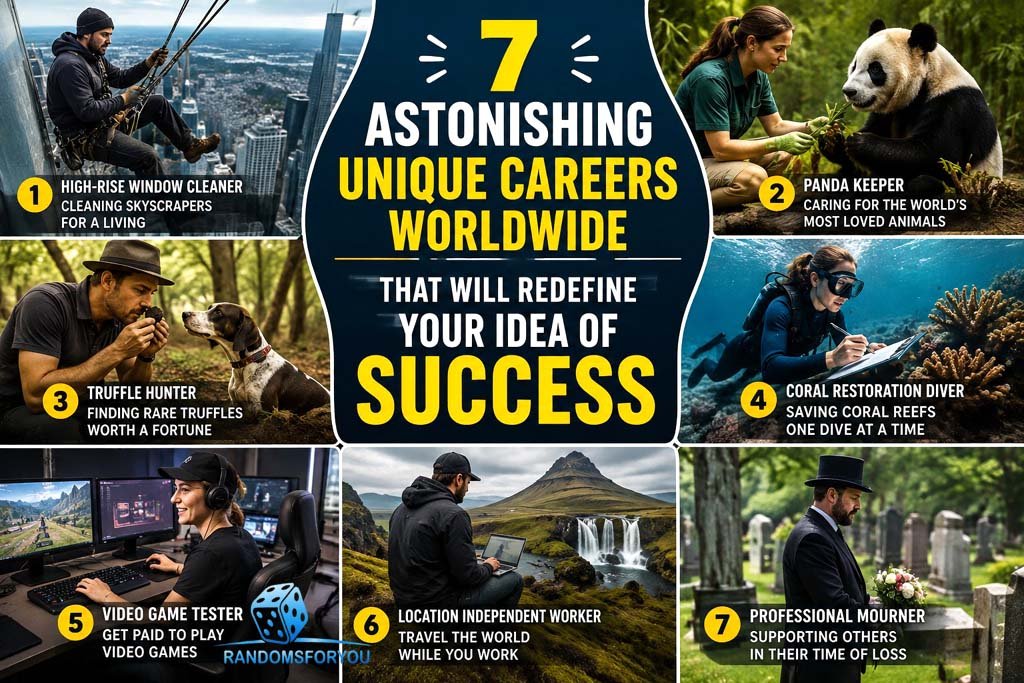 7 Astonishing Unique Careers Worldwide That Will Redefine Your Idea of Success Careers