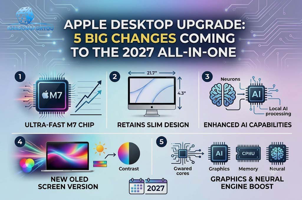 Apple Desktop Upgrade: 5 Big Changes Coming to the 2027 All-in-One Desktop