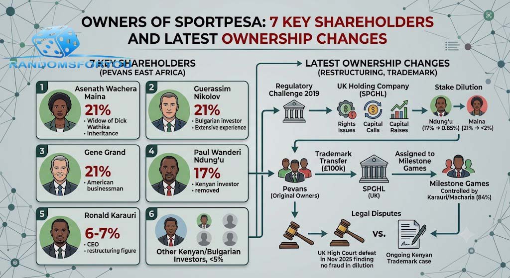 Owners of SportPesa: 7 Key Shareholders and Latest Ownership Changes Owners