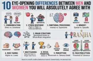 10 Eye-Opening Differences Between Men and Women You Will Absolutely Agree With Between