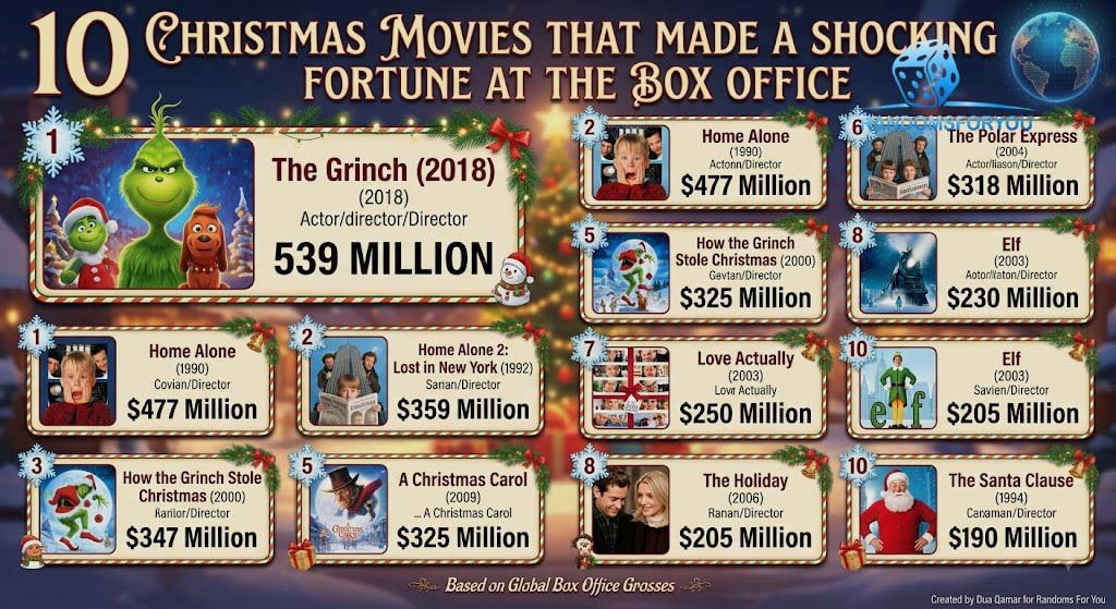 10 Christmas Movies That Made a Shocking Fortune at the Box Office Christmas