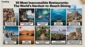 10 Most Inaccessible Restaurants: The World’s Hardest-to-Reach Dining Restaurants