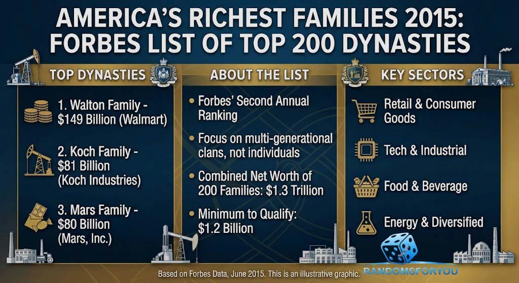 America’s Richest Families 2015: Forbes List of Top 200 Dynasties Families